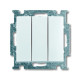 Выключатель 3-клавишный, белый, ABB 106/3/1 UC-94-507 Basic 55