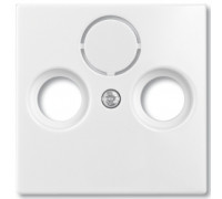 Накладка для TV-R розетки, белый, ABB 1743-94-507 Basic 55