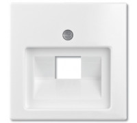 Накладка для телефонной розетки, белый, ABB 1803-94-507 Basic 55