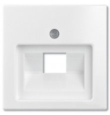 Накладка для телефонной розетки, белый, ABB 1803-94-507 Basic 55