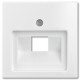 Накладка для телефонной розетки, белый, ABB 1803-94-507 Basic 55