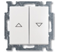Выключатель жалюзи с фиксацией, белый, ABB 2006/4 UC-94-507 Basic 55