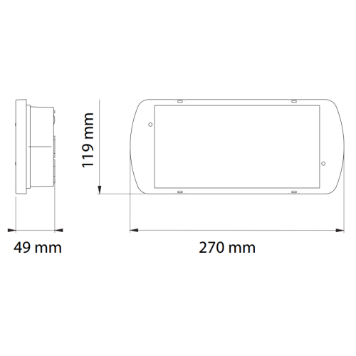 Светильник аварийный LED, IP65, 1 час, SafeLite Eaton