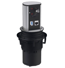 Выдвижной блок розеток Bachmann Elevator 220В + USB 3.0 + RJ45