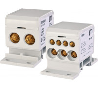 Блок распределительный на din-рейку 160А, 1 полюс, EDBM-1 (160А, 1x4-50; 3x2,5-25; 4x2,5-16) ETI