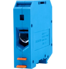 Клемма на дин-рейку 50 мм кв, синий, с крышкой, e.tc.din.pro.50.blue Enext p049025