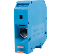 Клемма на дин-рейку 95 мм кв, синий, с крышкой, e.tc.din.pro.95.blue Enext p049028
