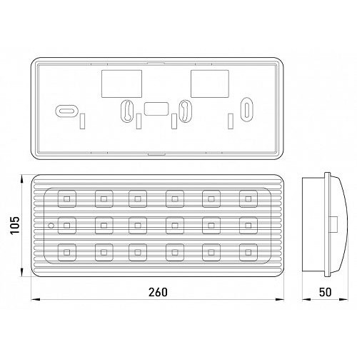Светильник аварийный LED, 3 часа, IP20, e.emerg.506L.led.NM.3h.IP20 Enext l0660030
