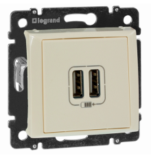 Розетка USB, слоновая кость, 774170 Legrand Valena