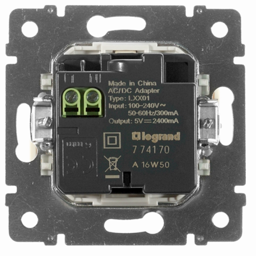 Розетка USB, слоновая кость, 774170 Legrand Valena