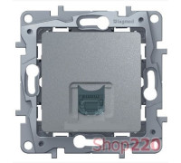 Компьютерная розетка RJ45, алюминий, 672441 Legrand Etika