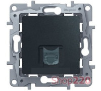 Компьютерная розетка RJ45, антрацит, 672641 Legrand Etika