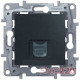 Компьютерная розетка RJ45, антрацит, 672641 Legrand Etika