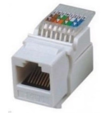 Модуль KeyStone RJ-45 UTP, кат.5е, SLIM, Hager Lumina WL9002