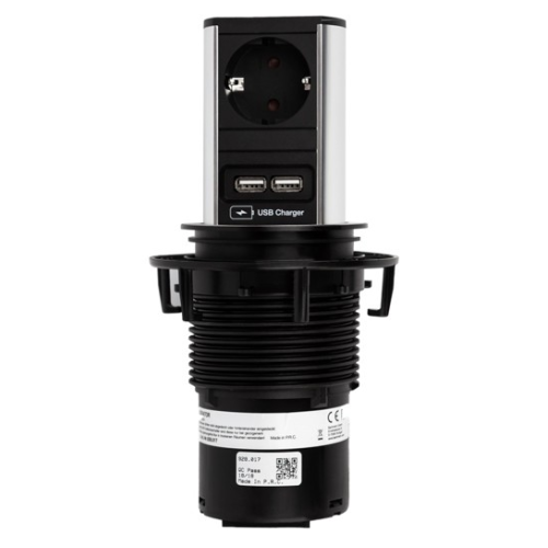 Выдвижной блок розеток Bachmann Elevator 220В + 2xUSB