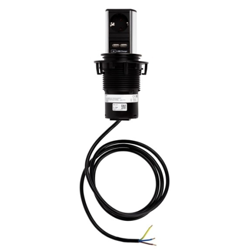 Выдвижной блок розеток Bachmann Elevator 220В + 2xUSB