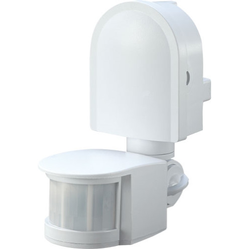Датчик движения настенный, 180°, IP44, e.sensor.pir.10F.white
