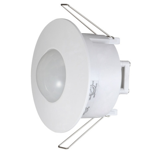 Датчик движения потолочный встраиваемый, 360°, IP20, e.sensor.pir.42.white