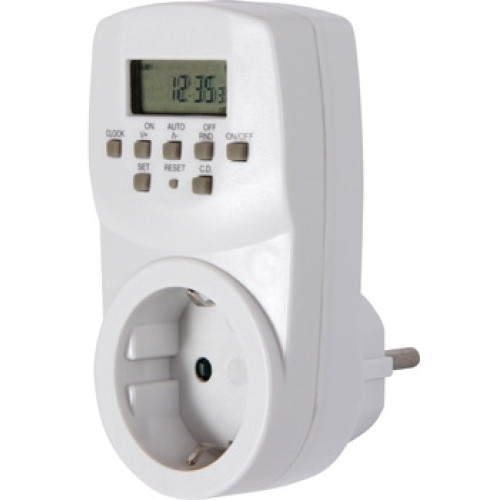 Таймер в розетку, 8А, e.control.t13