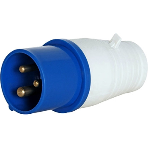 Силовая вилка 16А, 220В 3 полюса, переносная, e.plug.pro.3.16