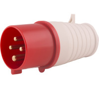 Силовая вилка 32А, 380В, 4 полюса, переносная, e.plug.pro.4.32