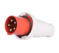 Силовая вилка 63А, 380В, 5 полюсов, переносная, e.plug.pro.5.63