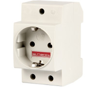 Розетка на din-рейку с заземлением e.socket.pro.din.tms Enext s004002