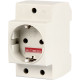 Розетка на din-рейку с заземлением e.socket.pro.din.tms Enext s004002