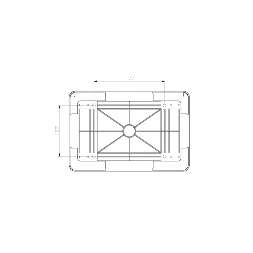 Шкаф 200x300x130мм ударопрочный IK10, влагозащищенный IP65, MD9001 Adal Pano