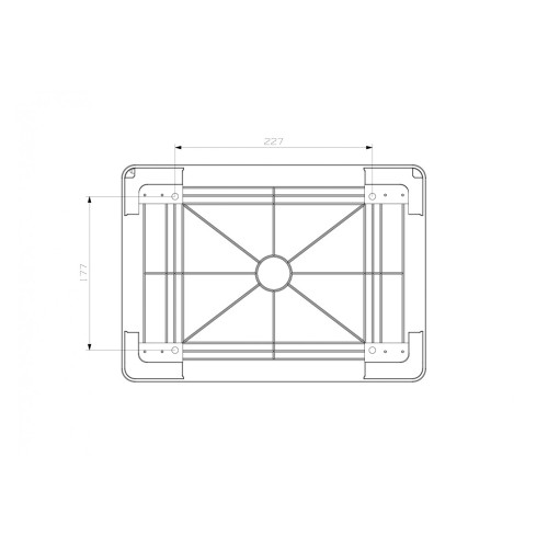 Шкаф 250x350x150мм ударопрочный IK10, влагозащищенный IP65, MD9022 Adal Pano