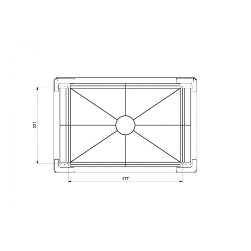 Шкаф 400x600x200мм ударопрочный IK10, влагозащищенный IP65, MD9028 Adal Pano