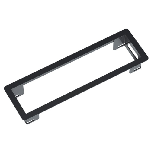 Врезной блок розеток 220В + RJ45, Bachmann Power Frame, черная рамка