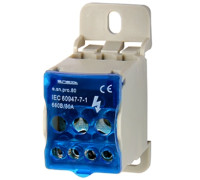 Блок распределительный 80А на DIN-рейку, e.sn.pro.80 Enext p0680001