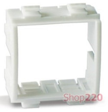 Каркас под 2 модуля для розеток Brava, белый, F0000M ДКС