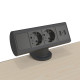 Блок розеток на стол 220В + USB для зарядки, черный, Axessline Desk Kondator