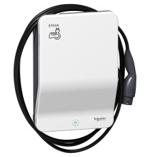Зарядка для электромобиля с кабелем 32А, 3 фазы, SMART WALLBOX T2 Schneider Electric EVB1A22PCKI