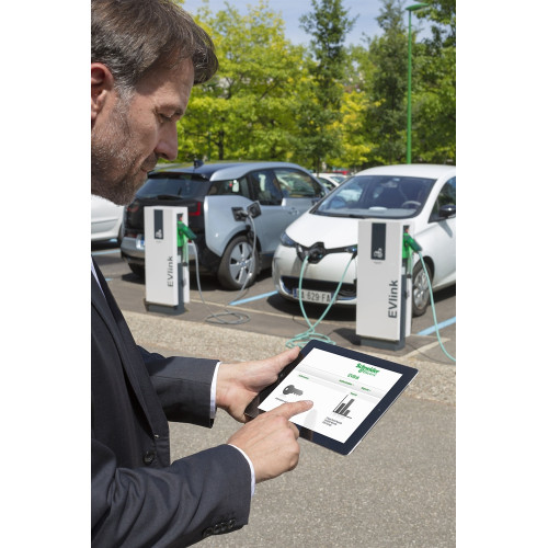 Зарядная станция для паркинга, RFID, EVlink PARKING T2 Schneider Electric EVF2S22P22R