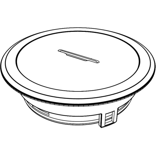 Лючок в пол с тубусом для розеток, IP66, хром, GES R2 Obo Bettermann