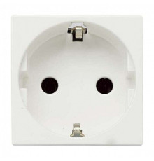 Розетка с заземлением, белый, Zenit ABB N2288 BL