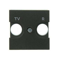 Накладка розетки TV+R, антрацит, Zenit ABB N2250.8 AN