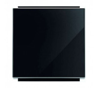 Клавиша одинарная, черное стекло, Sky ABB 8501 CN