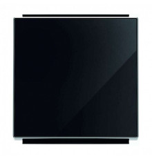 Клавиша одинарная, черное стекло, Sky ABB 8501 CN