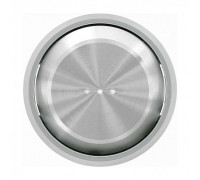 Клавиша одинарная с подсветкой, хром, Sky Moon ABB 8601.3 CR