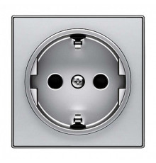 Накладка розетки, серебряный, Sky ABB 8588 PL