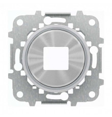 Накладка USB розетки, хром, Sky Moon ABB 8685 CR