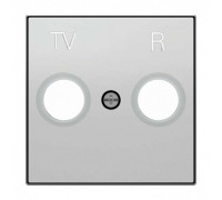 Накладка телевизионной розетки, серебряный, Sky ABB 8550 PL