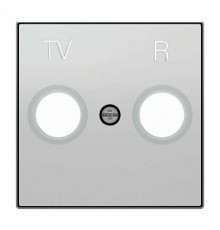 Накладка телевизионной розетки, серебряный, Sky ABB 8550 PL
