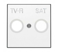 Накладка телевизионной спутниковой розетки, белый, Sky ABB 8550.1 BL