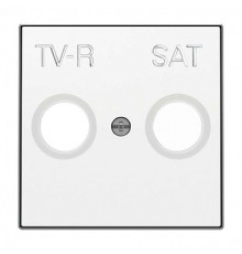 Накладка телевизионной спутниковой розетки, белый, Sky ABB 8550.1 BL