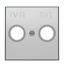 Накладка телевизионной спутниковой розетки, серебряный, Sky ABB 8550.1 PL
